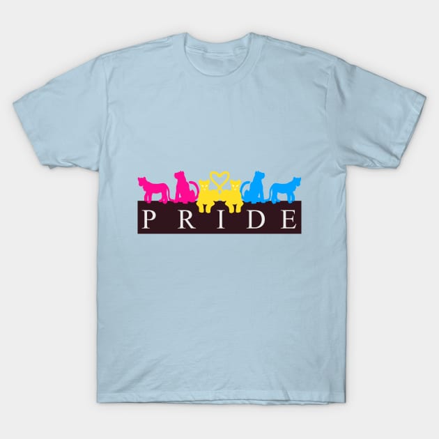 Pan Lion Pride T-Shirt by Ausplosion